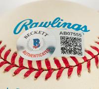 A Yogi Berra, Don Larsen 10-8-56 World Series Perfect Game Signed Autograph Baseball (Beckett Authentication Services BAS Certified),