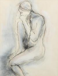 Lester F. Johnson, (American, 1919-2010), Untitled