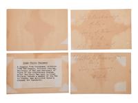 [CIVIL WAR]. A group of 11 signatures of Confederate cabinet members, incl. Jefferson Davis, Judah P. Benjamin, J.C. Breckinridge, and others.