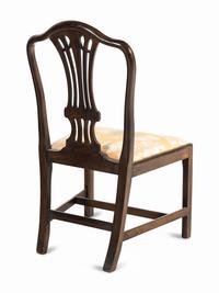 A Pair of George III Style Mahogany Side Chairs