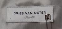 A Dries Von Noten Grey Crop Jacket, Size 40.