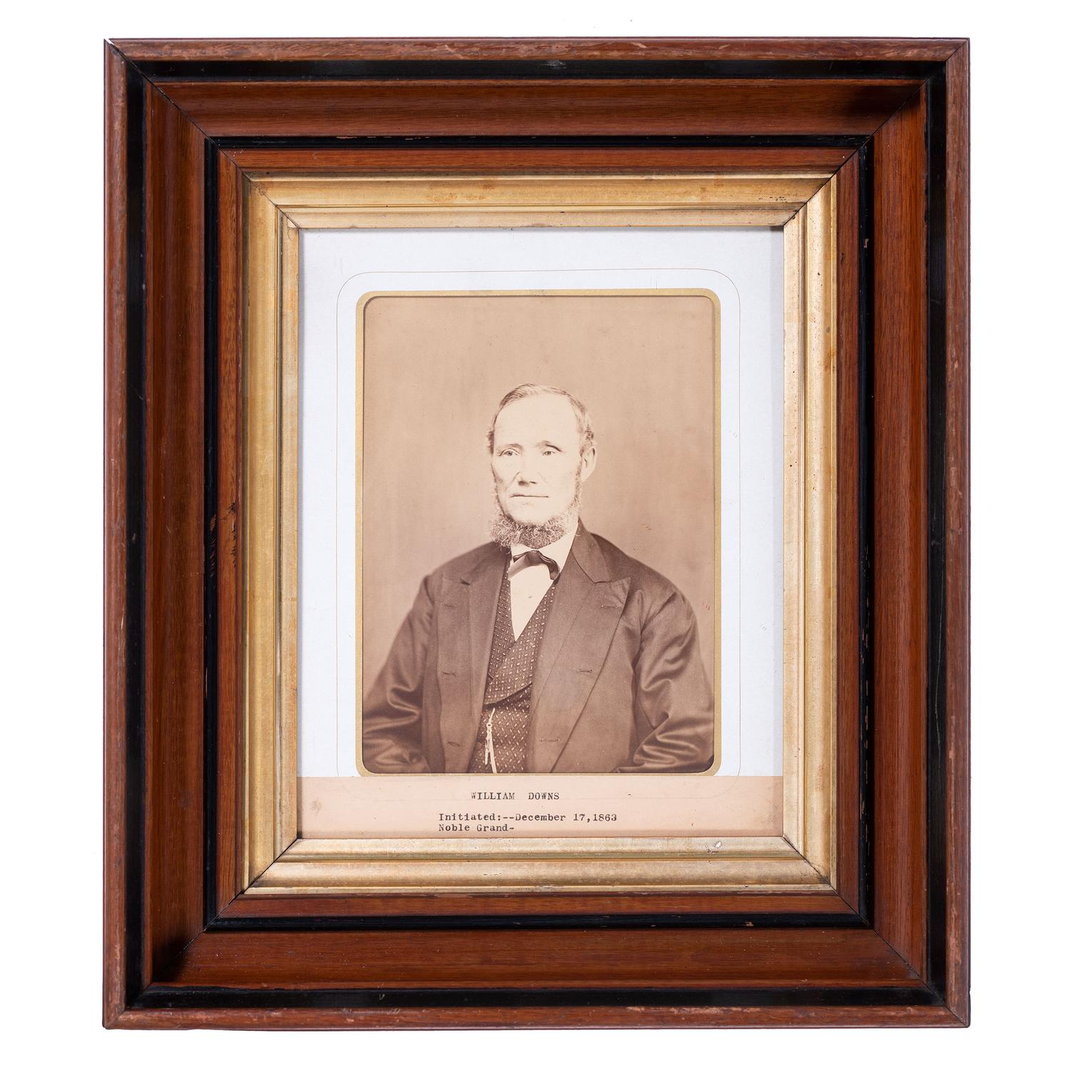 [EARLY PHOTOGRAPHY - PORTRAITURE]. A group of 11 framed portraits featuring male and female subjects highlighted by full plate tintype by Jacobs of New Orleans, including: