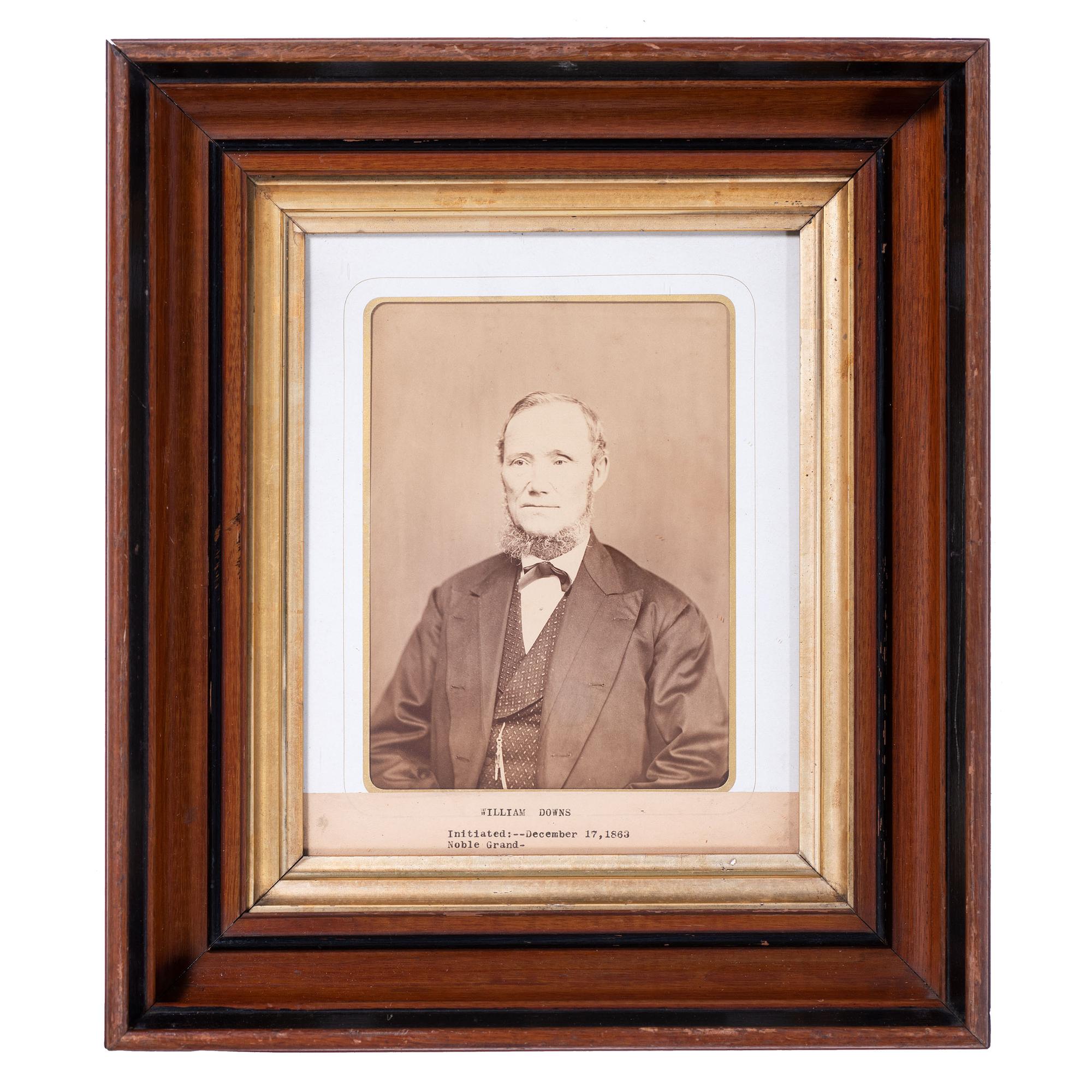 [EARLY PHOTOGRAPHY - PORTRAITURE]. A group of 11 framed portraits featuring male and female subjects highlighted by full plate tintype by Jacobs of New Orleans, including: