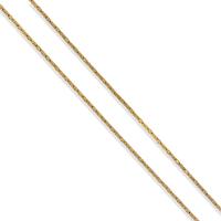 YELLOW GOLD BYZANTINE CHAIN NECKLACE