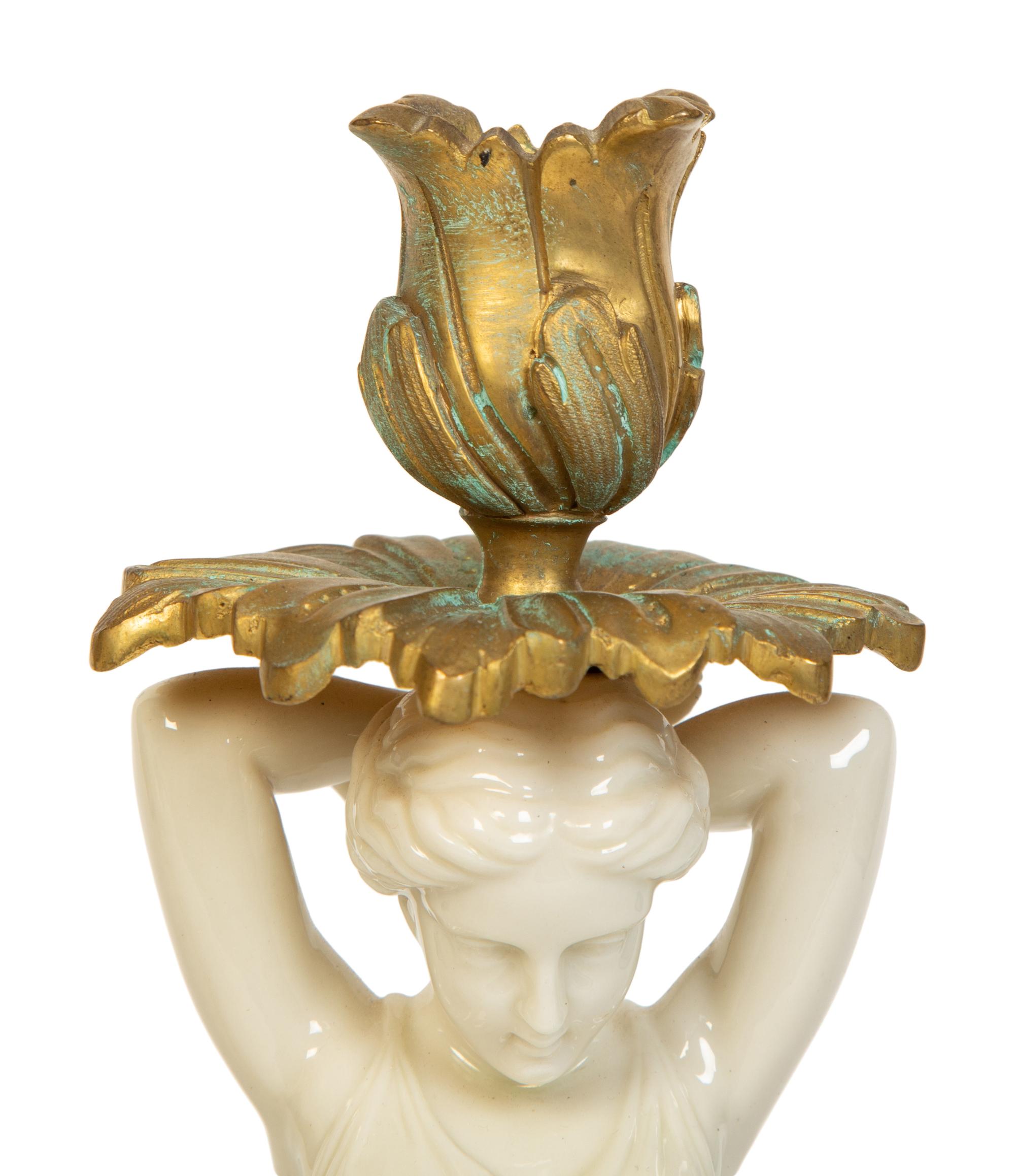 Seven Blanc de Chine Porcelain Table Articles — 20th Century