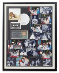 A Kelly Clarkson: Thankful RIAA Certified Platinum Presentation Album 29 1/2 x 23 inches.