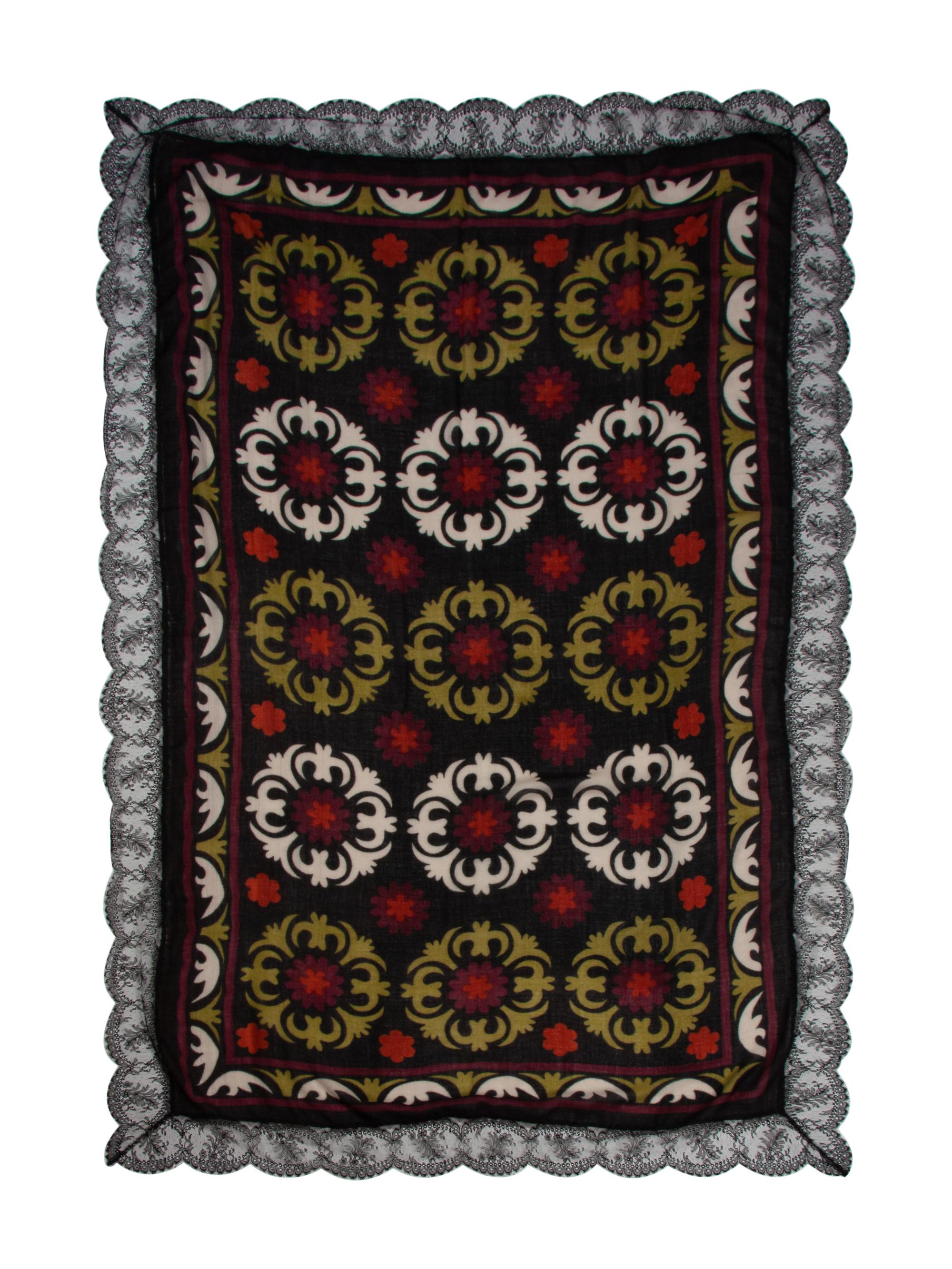 Hermès and Oscar de la Renta Cashmere Scarves/Shales, 2000-10s