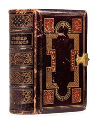 [FORE-EDGE PAINTING] -- A group of 6 religious works in 3 volumes with FORE-EDGE PAINTINGS, comprising:
