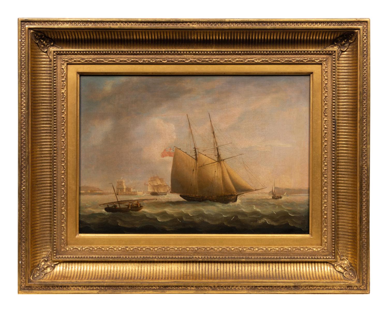 His Majesty’s Ships Off the Tower of Belem