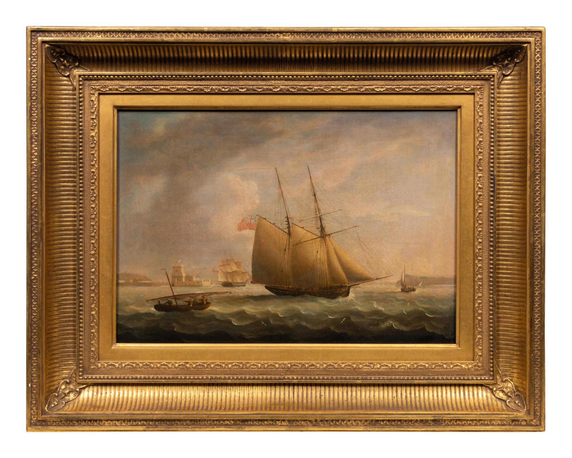 His Majesty’s Ships Off the Tower of Belem