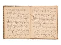 JACKSON, Col. Oscar L. (1840-1920). Five journals, incl. descriptions of Oscar L. Jackson's political activism during the 1860 campaign and his service with 63rd OVI, with campaign broadside noting Jackson as a speaker.