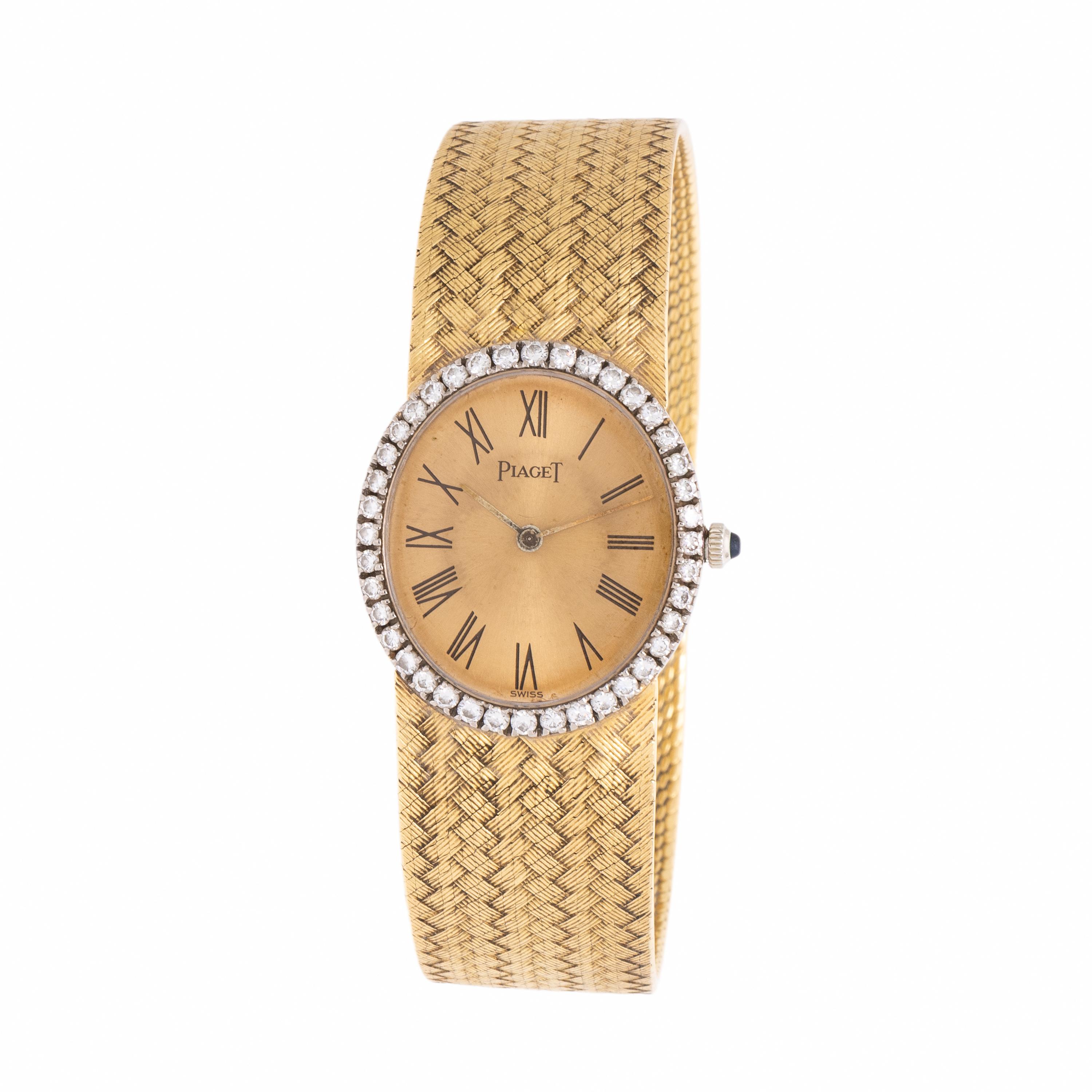 Piaget, Ref. 9826, 18K Yellow Gold and Diamond Watch