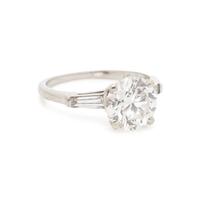 DIAMOND AND PLATINUM RING