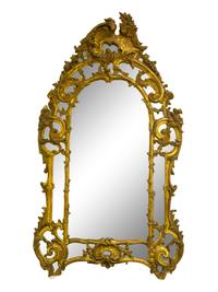 A Louis XV Giltwood Mirror