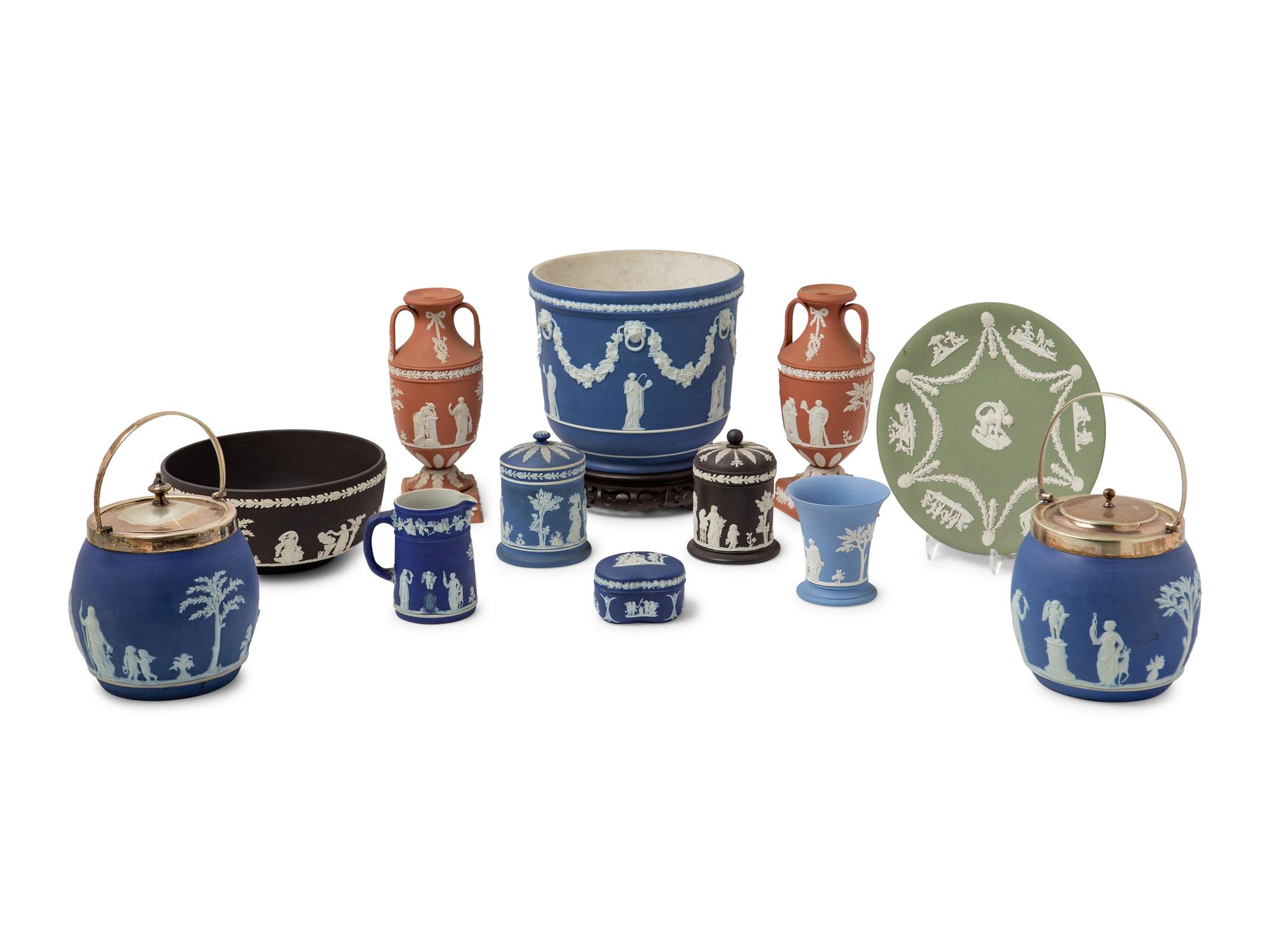 Twelve Wedgwood Jasperware Articles