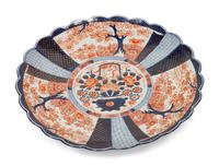 An Imari Palette Porcelain Charger