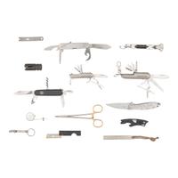 Lot of Randall Knife Sheaths and Assorted Folding Knives