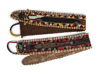 Yoruba Beaded Diviner's Hanging Panel and Beaded Purses