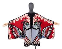 Michaele Vollbracht Quilted Silk Coat, 1970s
