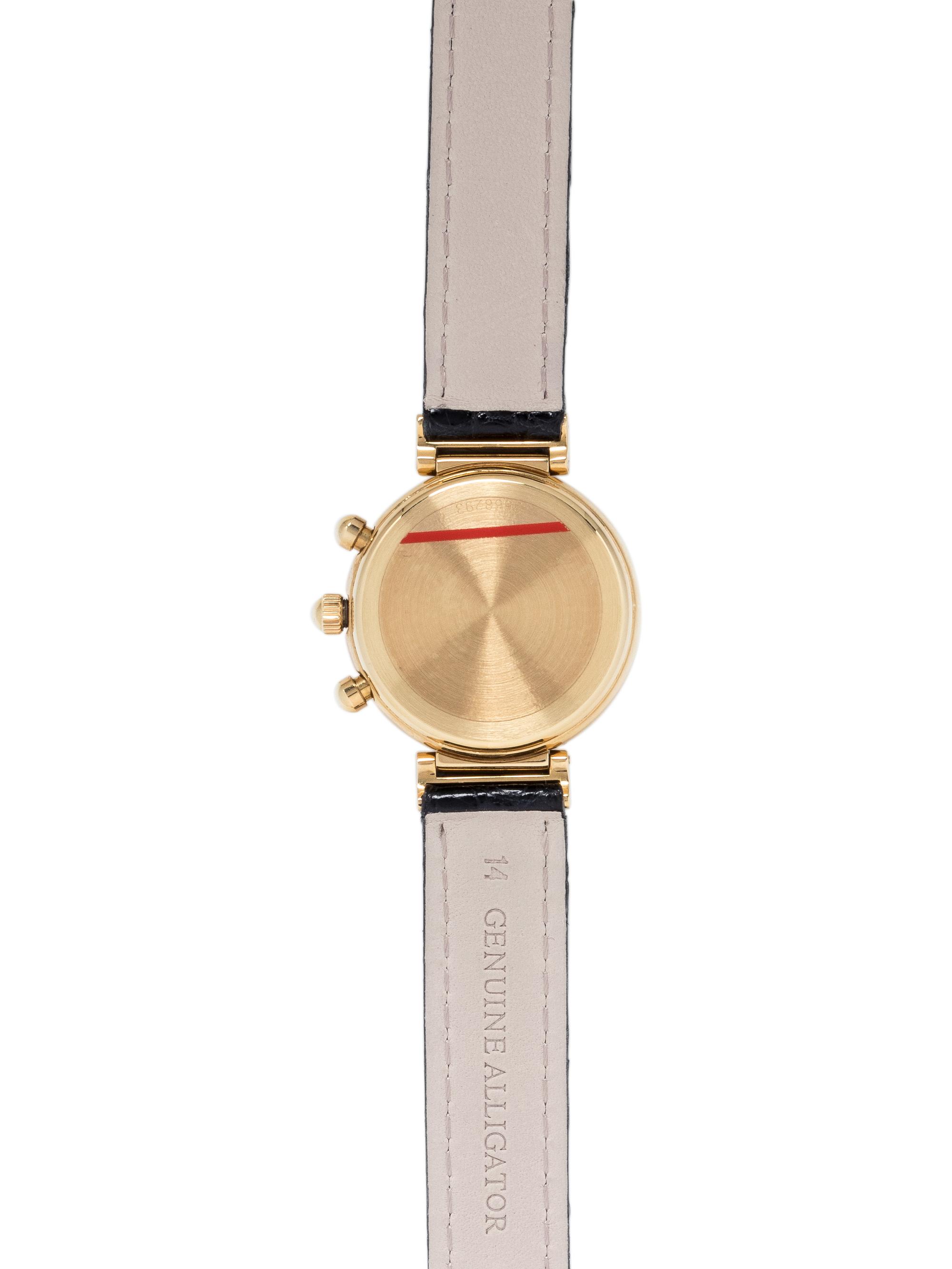 IWC, 18K YELLOW GOLD REF. IW3736 MOONPHASE CHRONOGRAPH 'DA VINCI' WRISTWATCH