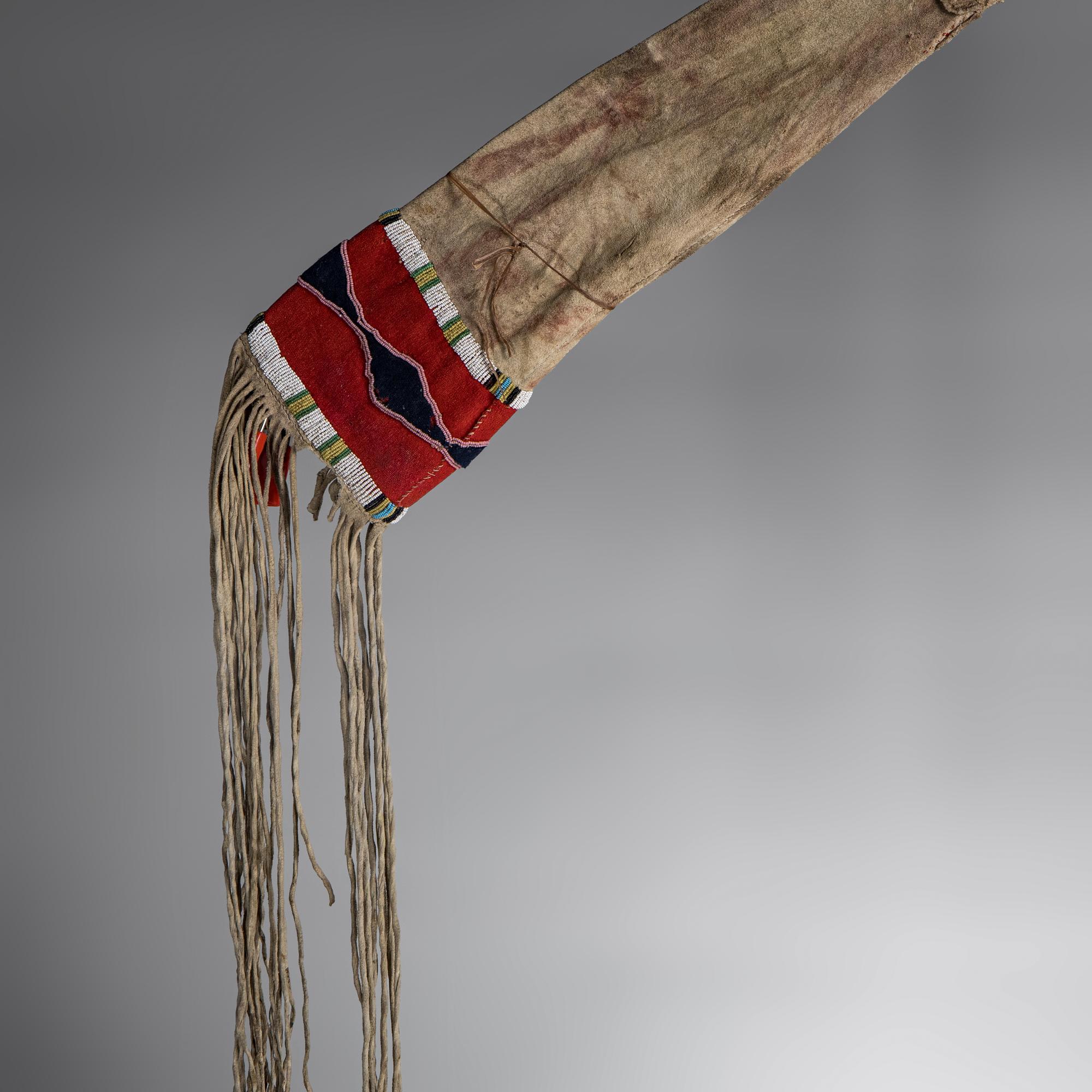 Blackfeet Beaded Hide Rifle Scabbard
