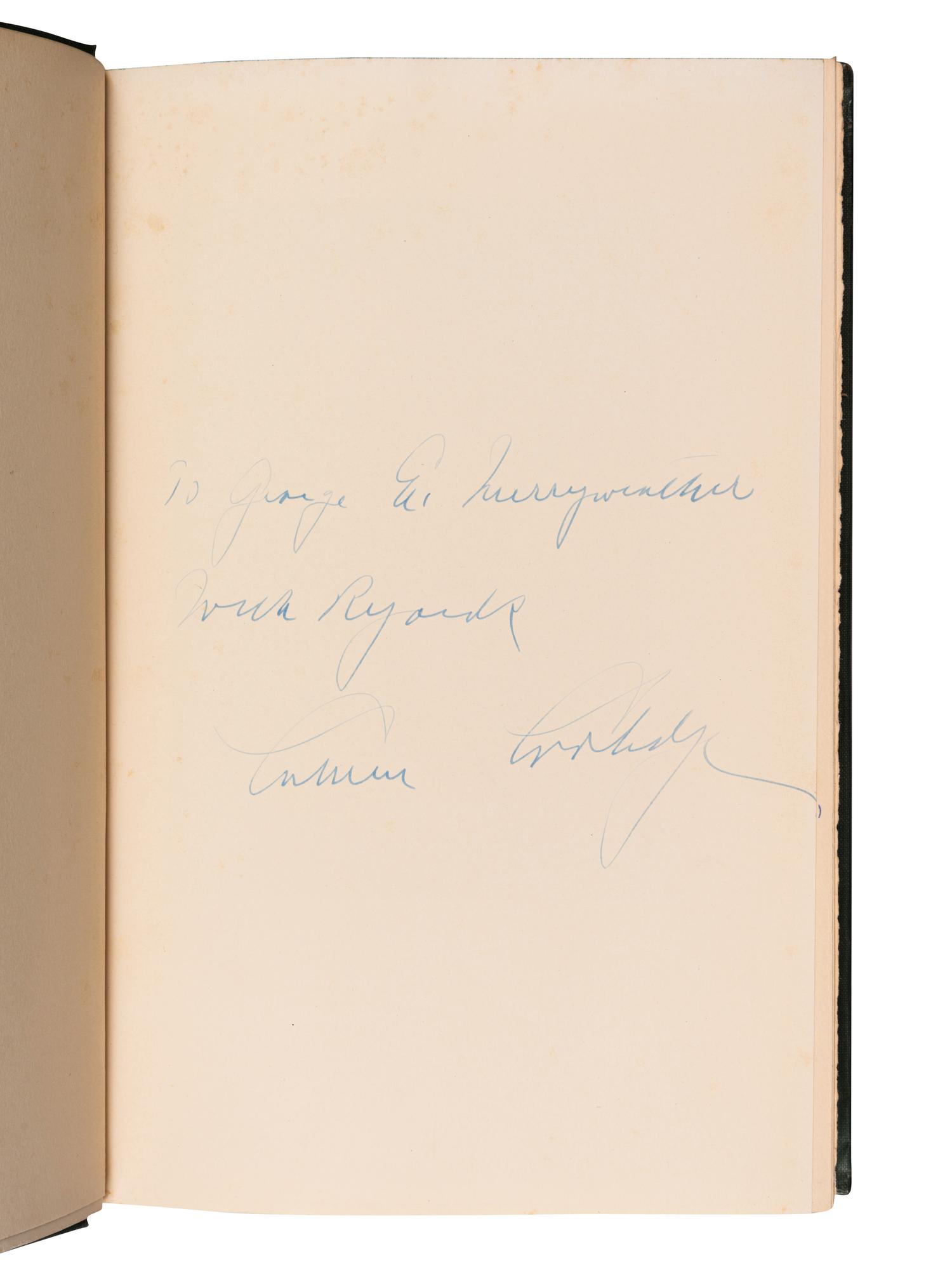 COOLIDGE, Calvin (1872-1933). Autobiography. New York: The Cosmopolitan Book Company, 1929.