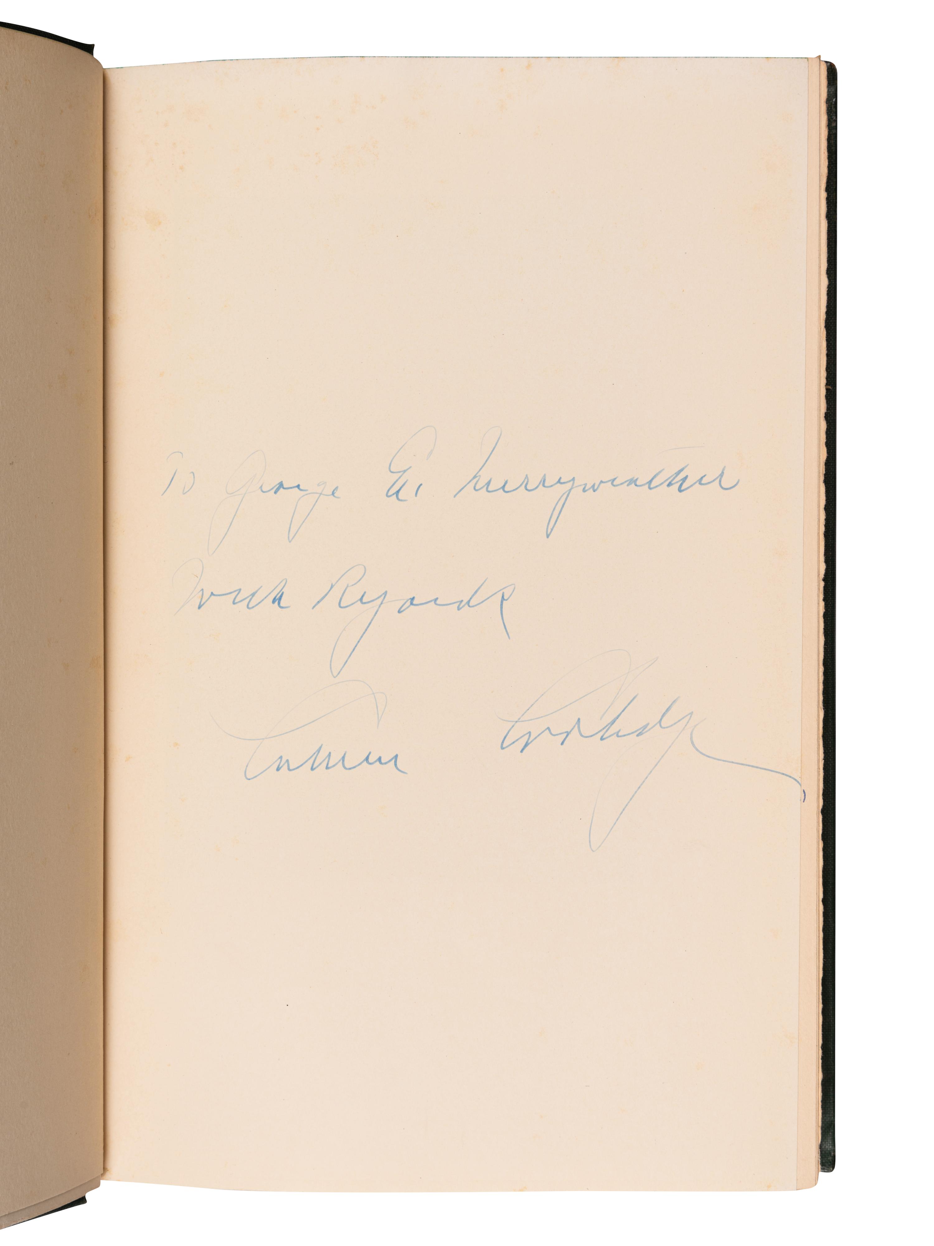COOLIDGE, Calvin (1872-1933). Autobiography. New York: The Cosmopolitan Book Company, 1929.