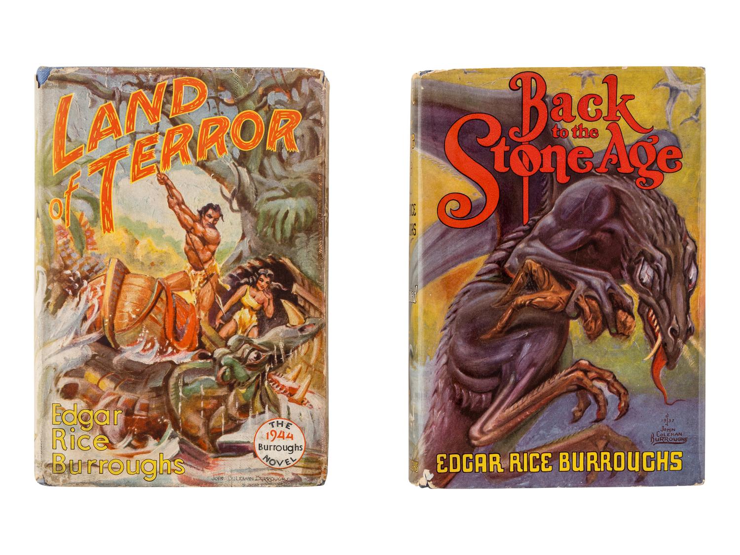 BURROUGHS, Edgar Rice (1875-1950). Back to the Stone Age. Tarzana: Edgar Rice Burroughs, Inc., 1936.