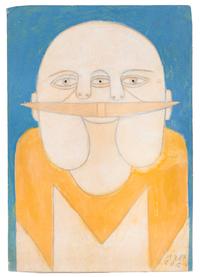Sava Sekulic, (Yugoslavian, 1902-1989), Double Dealer, 1987