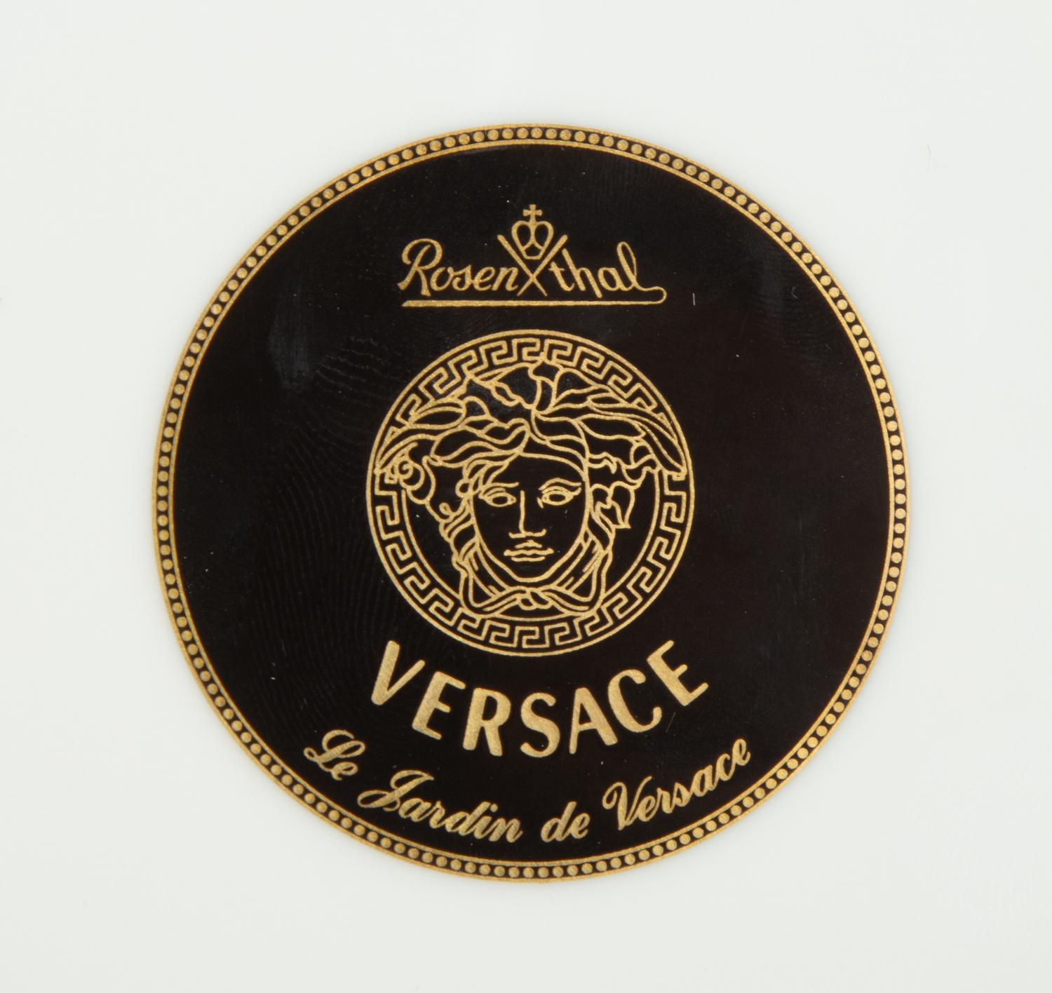 Two Versace Porcelain Dishes