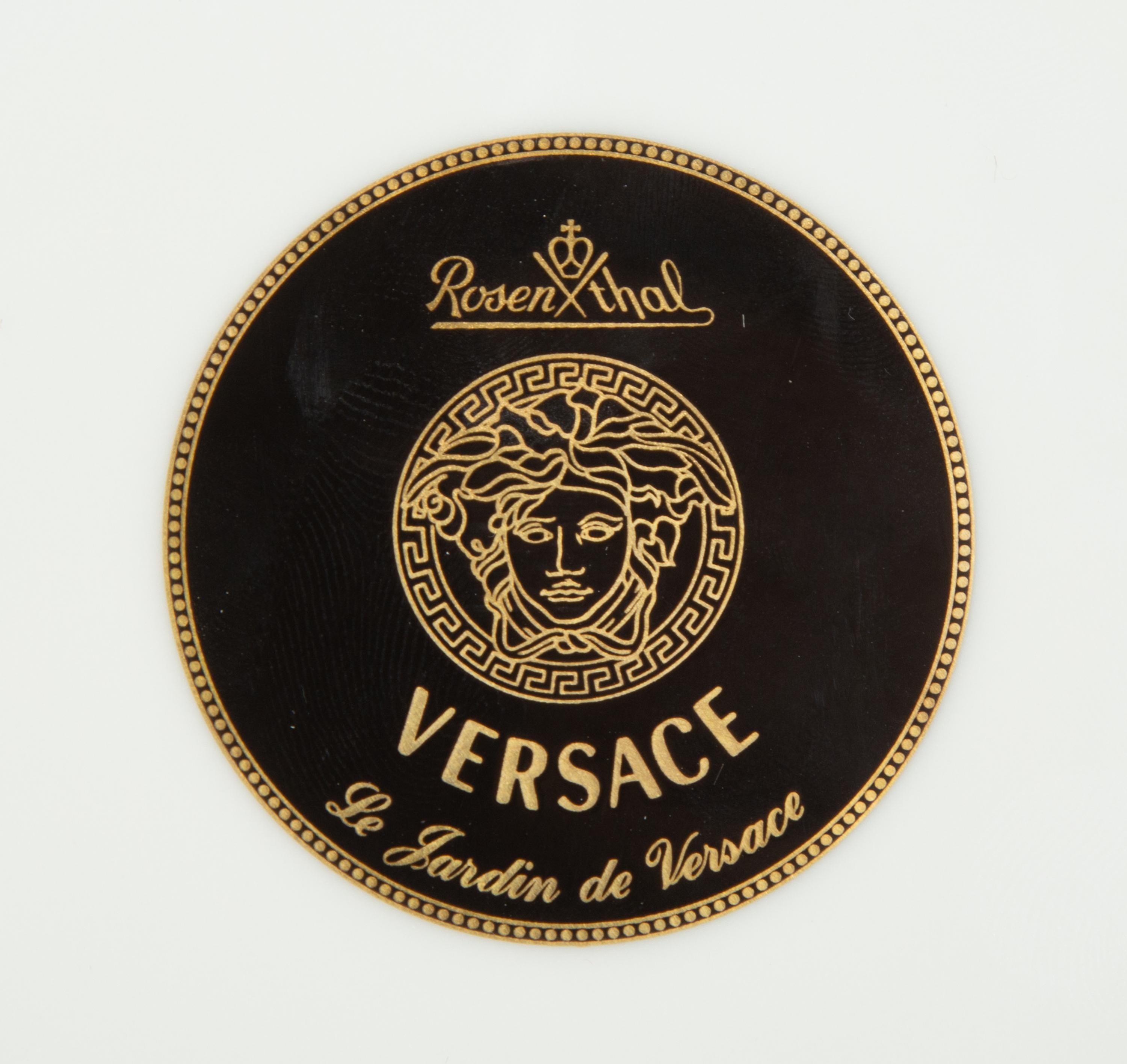 Two Versace Porcelain Dishes