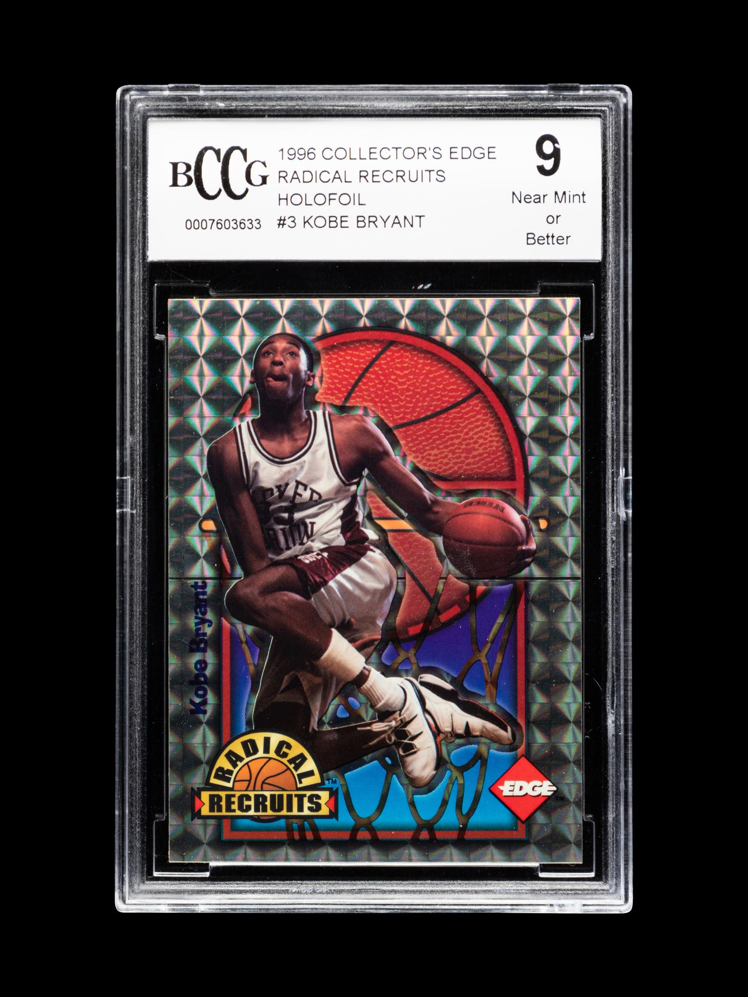A Group of 1996-97 Collector's Edge Kobe Bryant Rookie Basketball Cards,