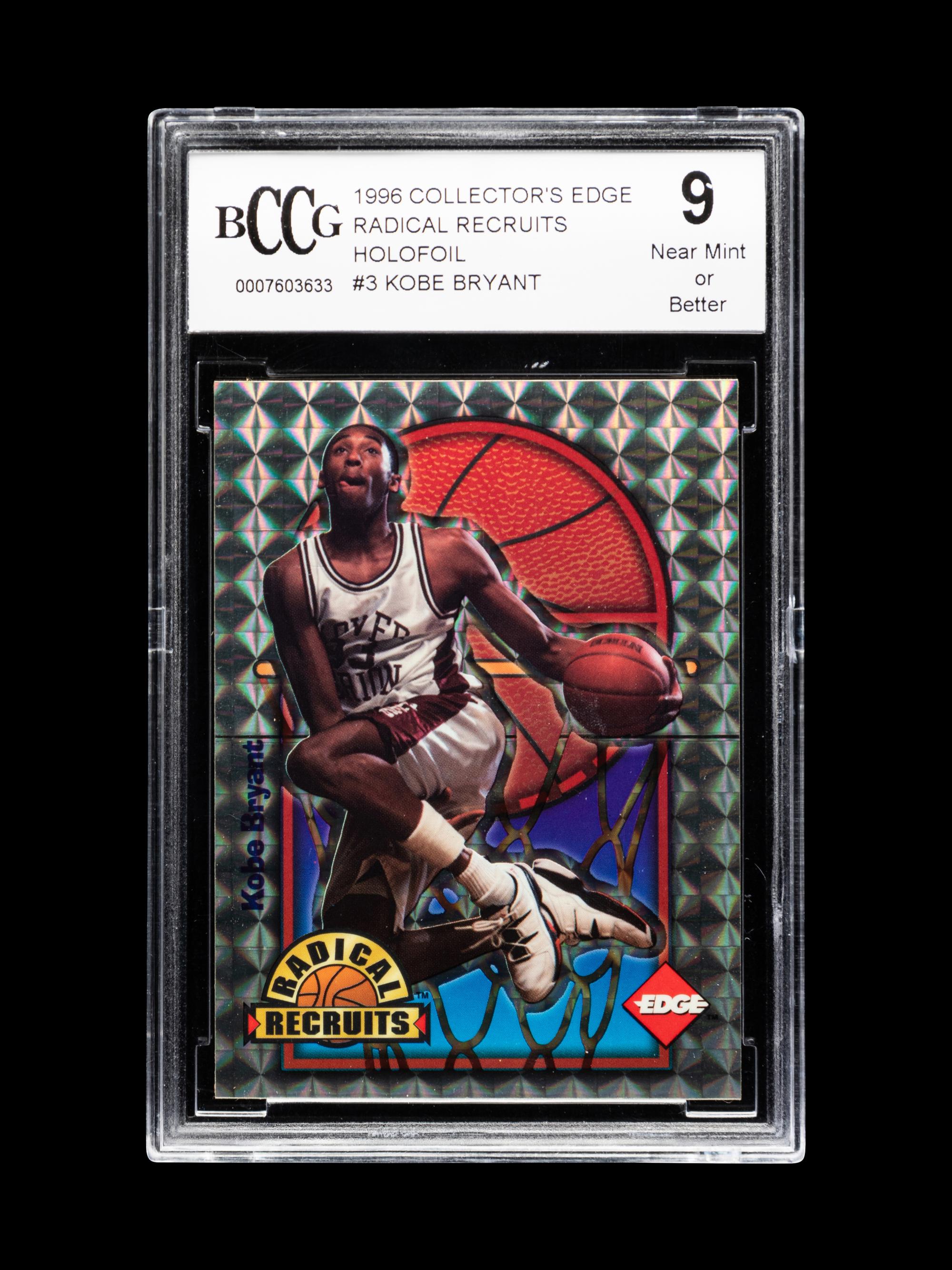 A Group of 1996-97 Collector's Edge Kobe Bryant Rookie Basketball Cards,
