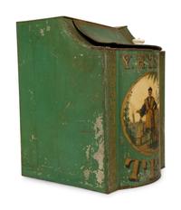 Two Vintage Painted Tea Tins — 19TH CENTURY