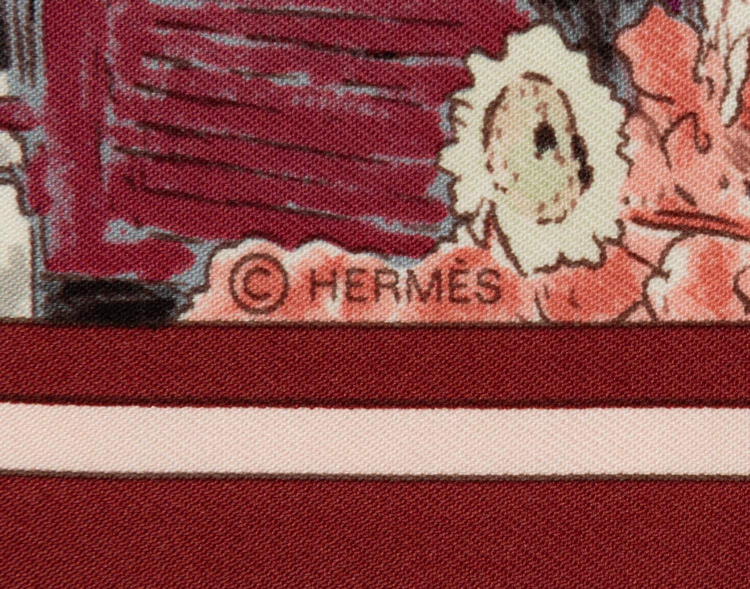 Hermès Kermit Oliver 90cm Silk Scarf