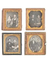 [EARLY PHOTOGRAPHY]. 20 sixth plate daguerreotype portraits of couples.