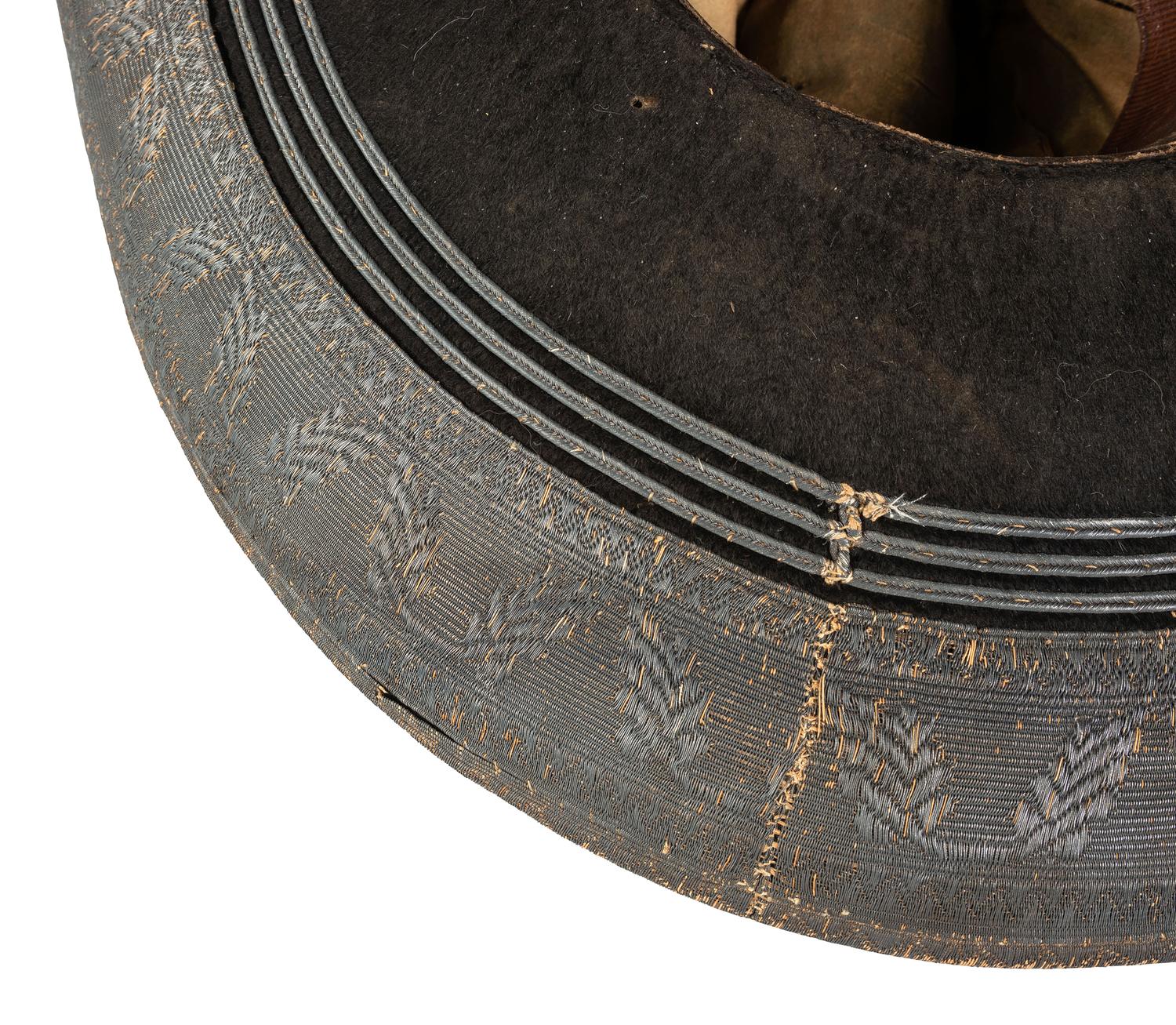 [MAXIMILIAN I OF MEXICO]. Mexican hat worn by captain in Maximilian's army.