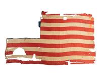 [CIVIL WAR]. 35-star American flag. [ With: ] Partial flags and fragments of flags from the period.
