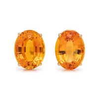 CITRINE EARCLIPS