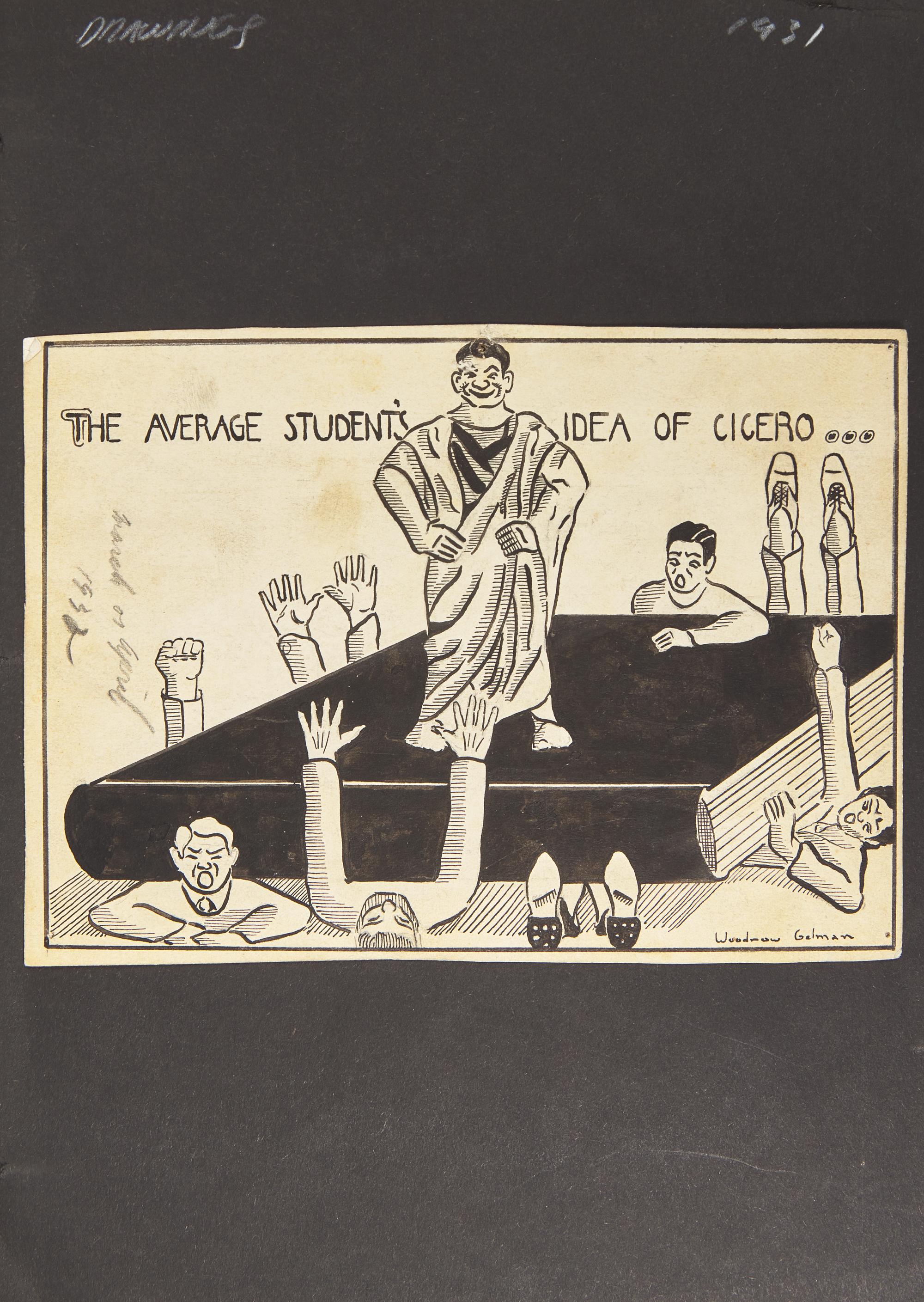 [Children's & Illustrated] Gelman, Woodrow. Album of Original Sketches and Designs