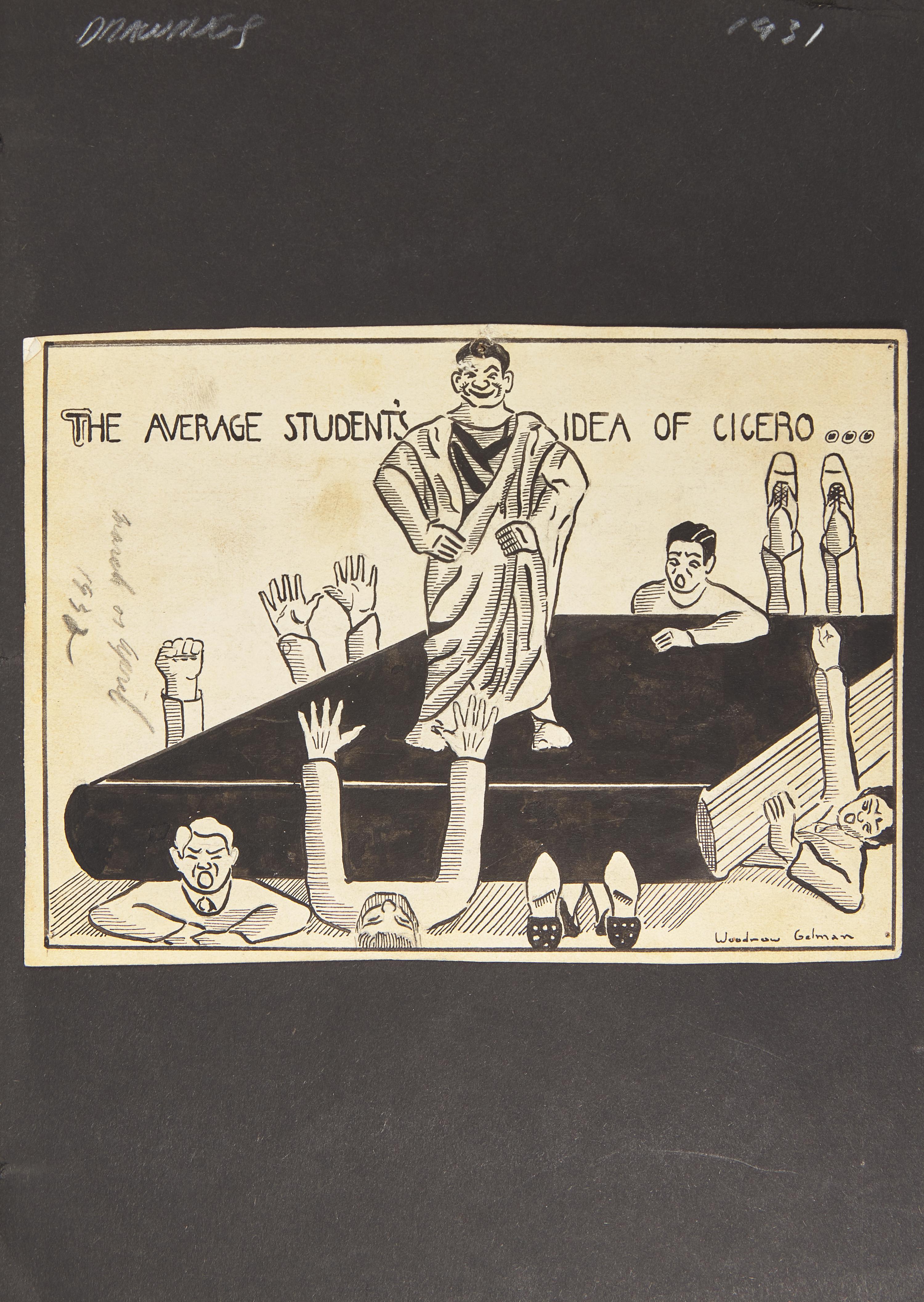 [Children's & Illustrated] Gelman, Woodrow. Album of Original Sketches and Designs