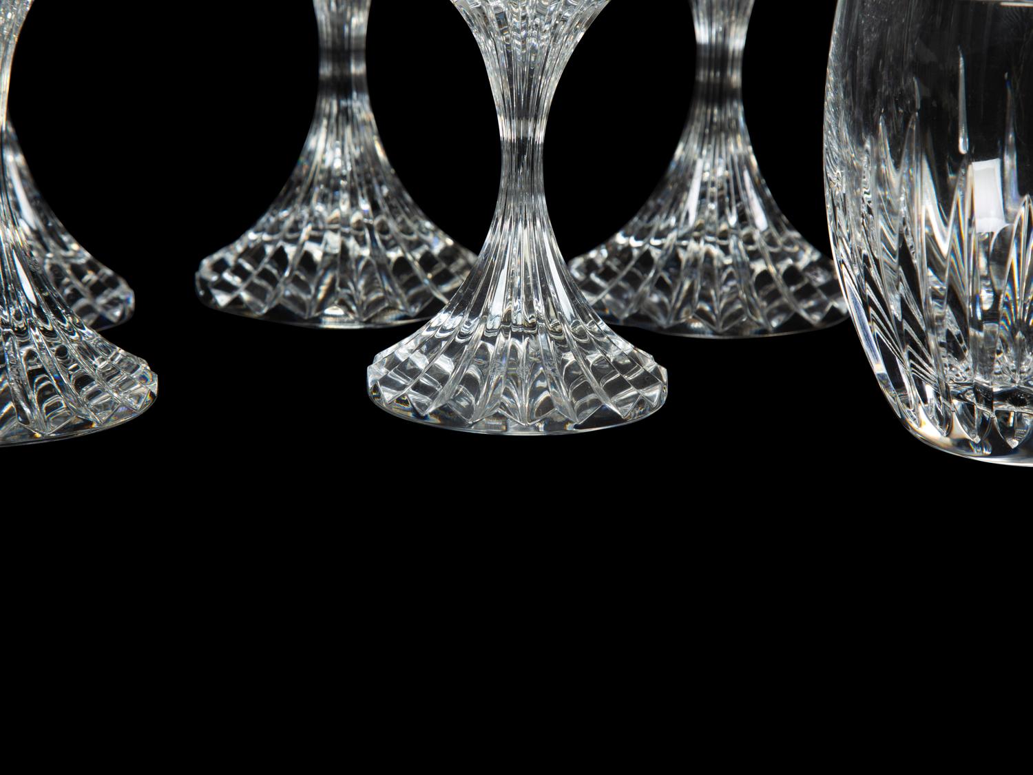 A Baccarat Masséna Stemware Service