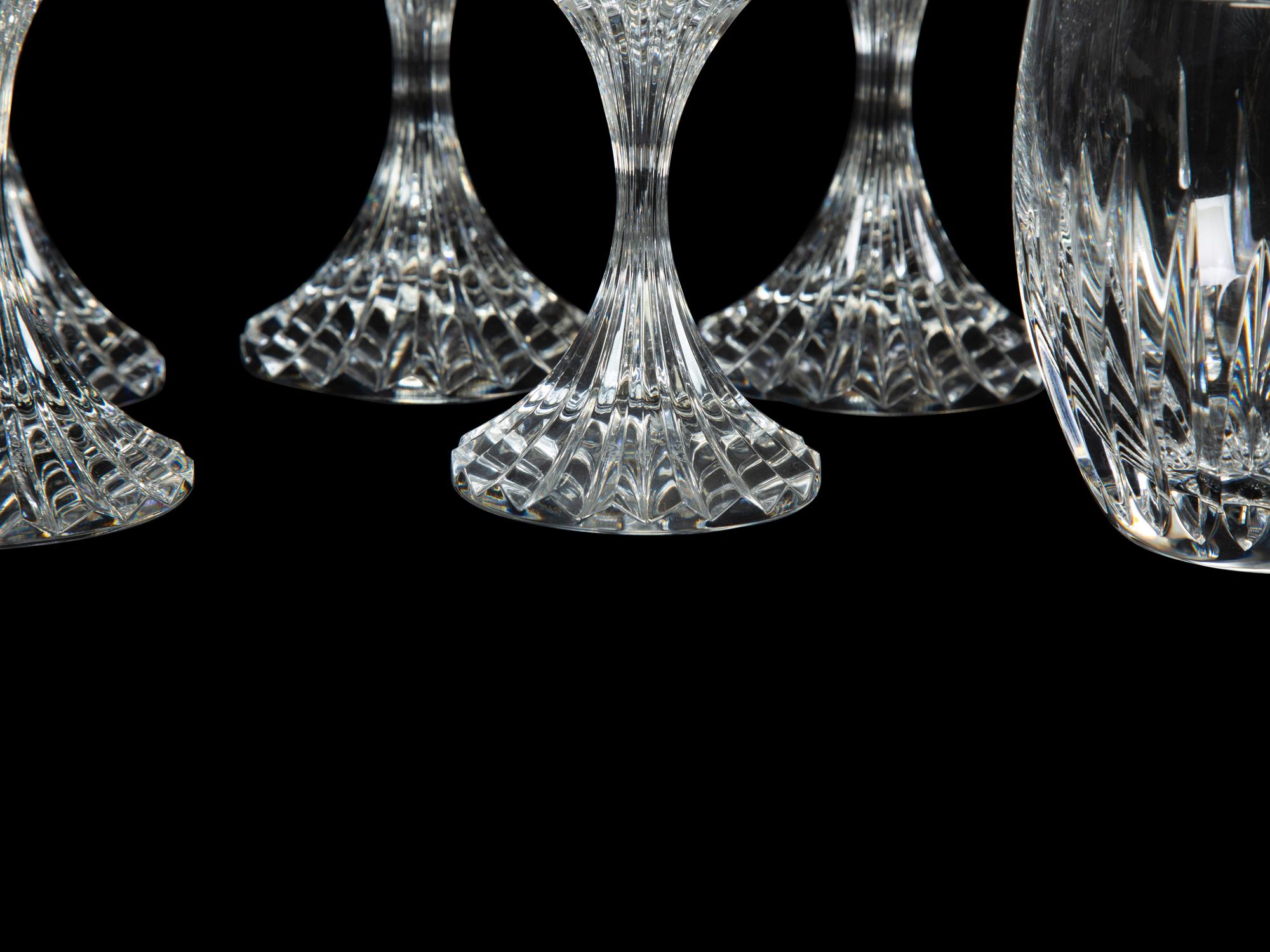 A Baccarat Masséna Stemware Service