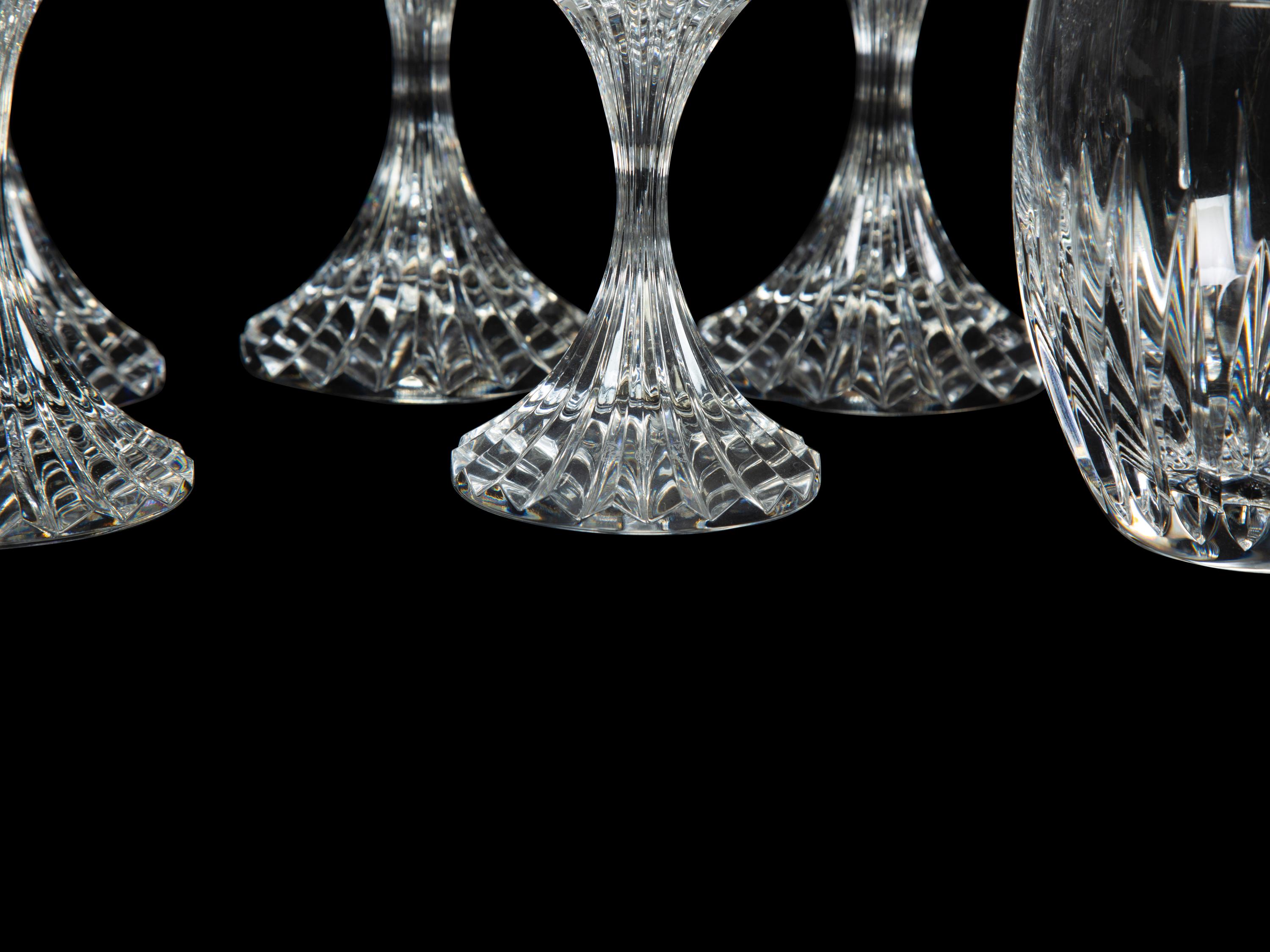 A Baccarat Masséna Stemware Service