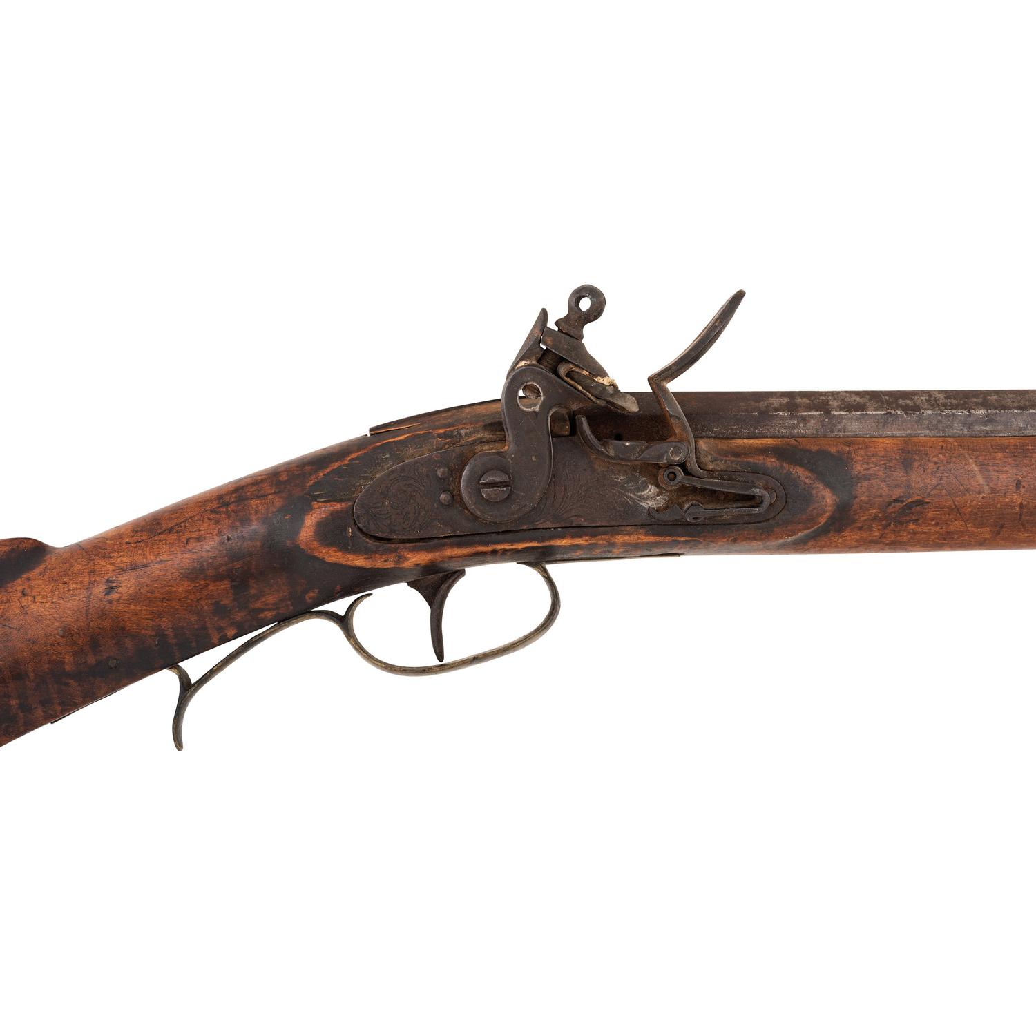 Untouched Leman Full Stock Flintlock Trade Rifle