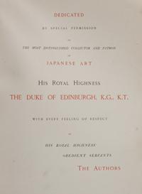 [JAPANESE CERAMICS] AUDSLEY, George Ashdown, and BOWES, James Lord. Keramic Art of Japan. Liverpool/London: Henry Sotheran & Co, 1875.