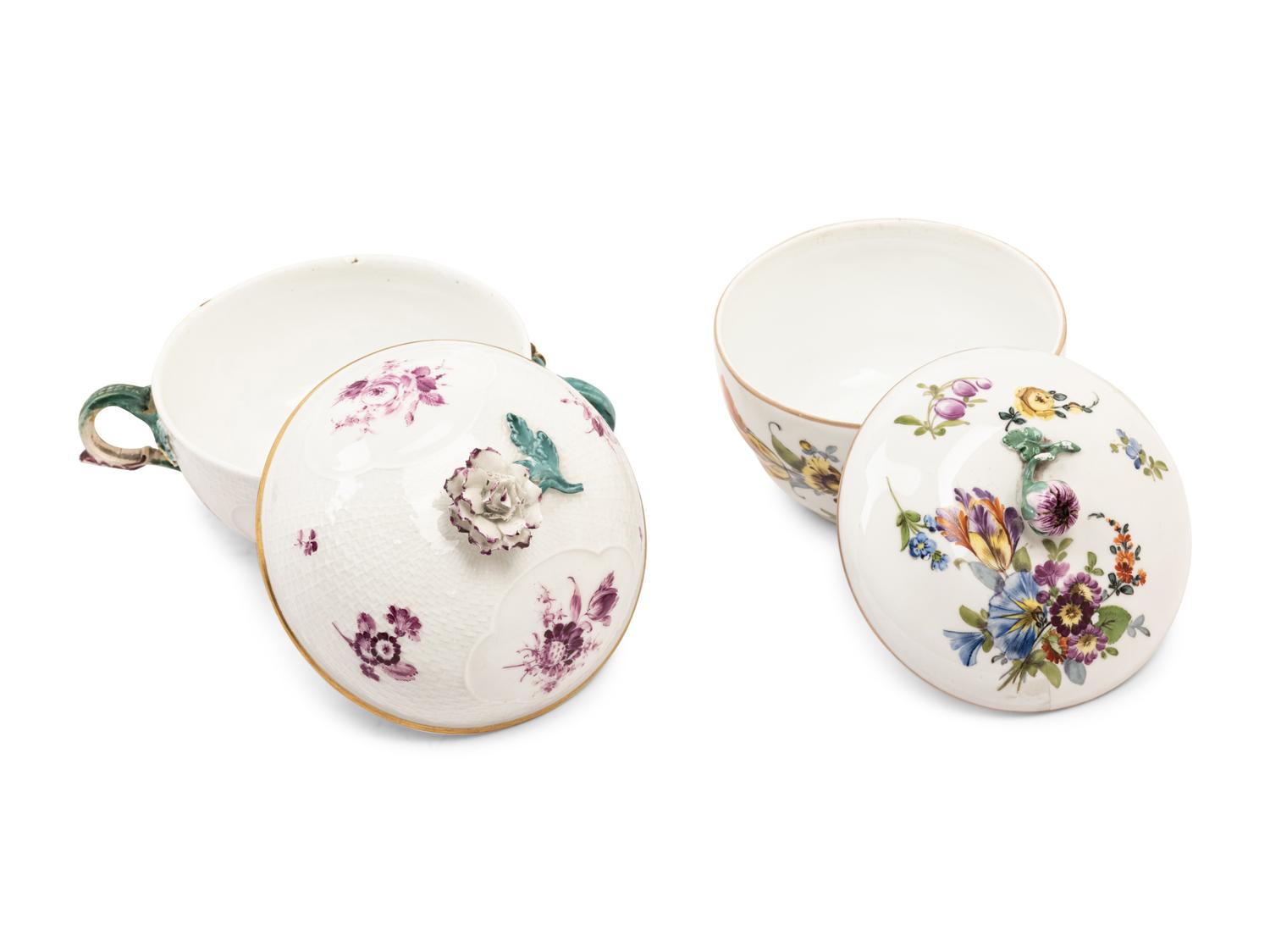 A Set of Meissen Porcelain Plates