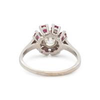 DIAMOND AND RUBY RING
