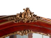 A Louis XV Style Vitrine Cabinet in the Form of a Sedan Chair