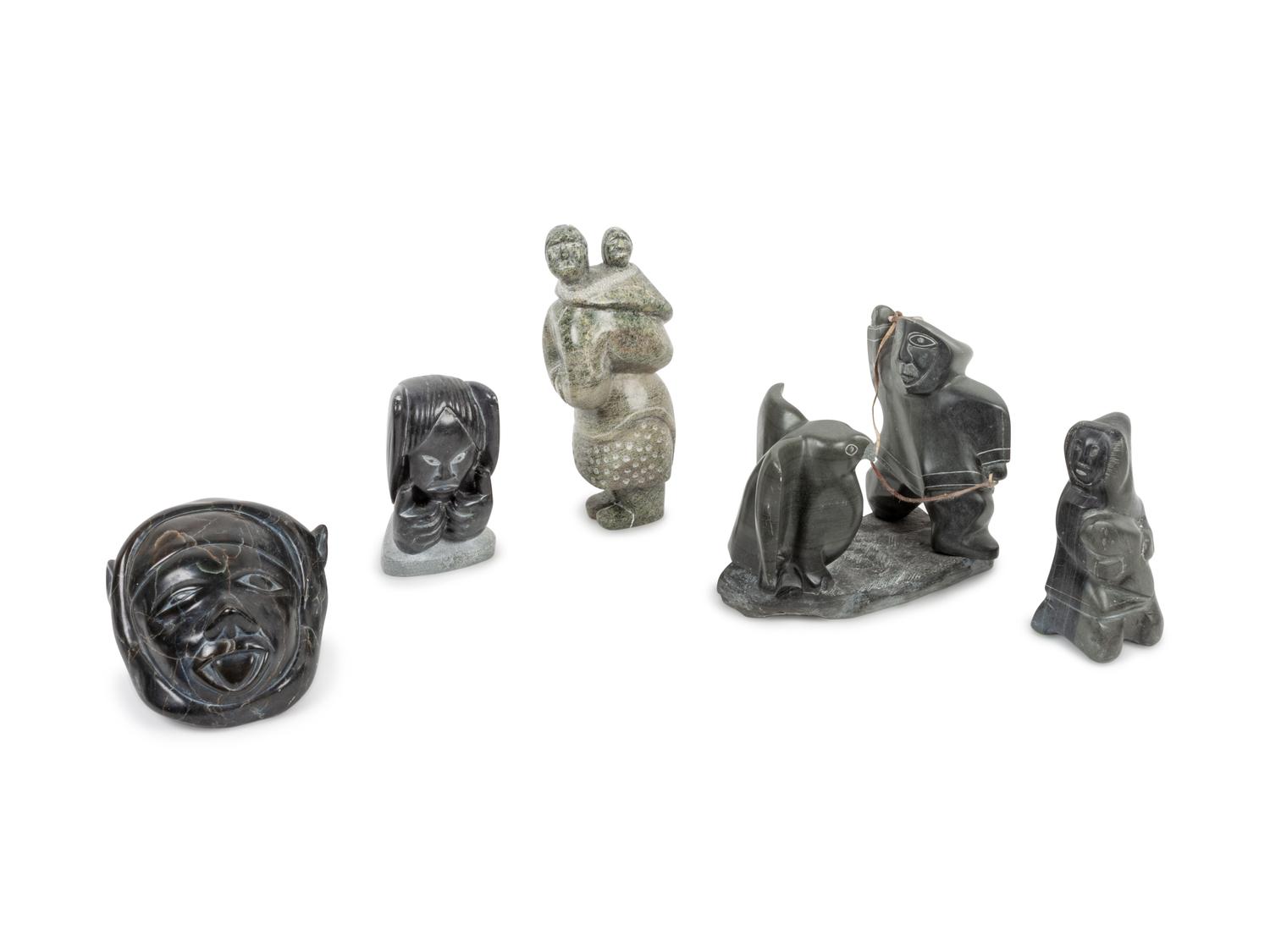 Inuit Carved Stone Sculptures